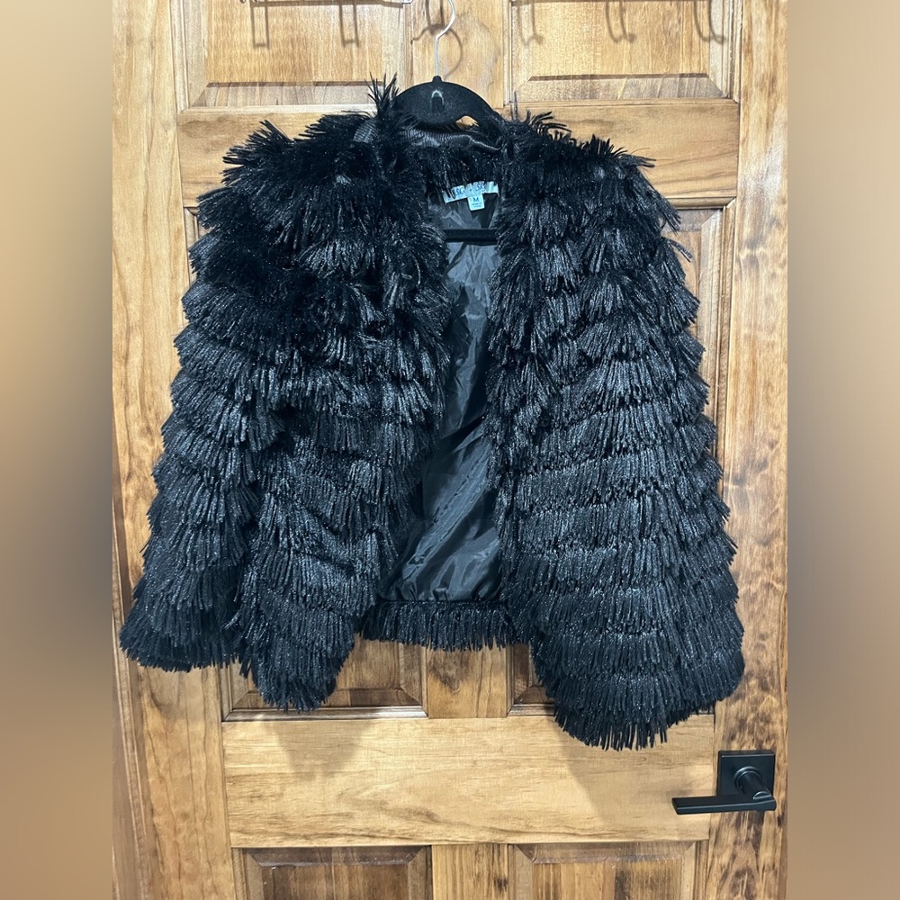 Feathered coat
